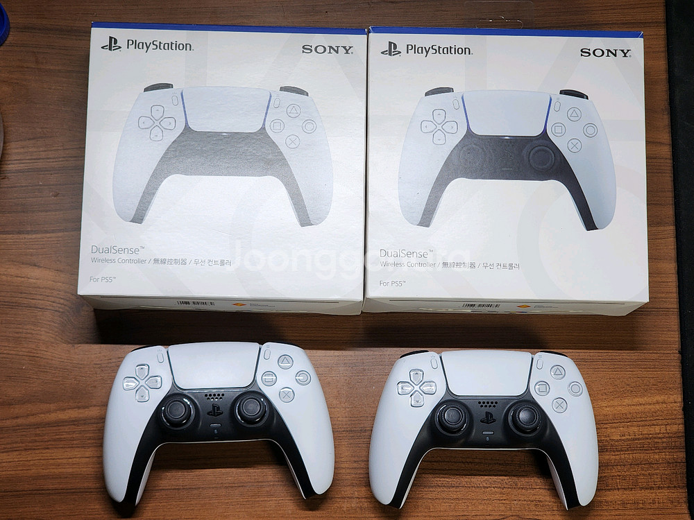 PS5 듀얼센스 2개 + 충전거치대--1