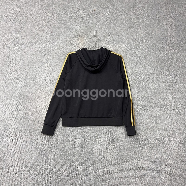 아디다스 검금 로고 삼선 후드 집업 95--1