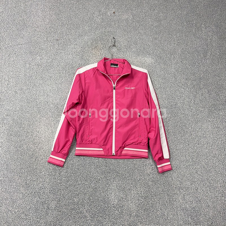 리복 빈티지 핑크 로고 트랙탑 집업 저지 90--0