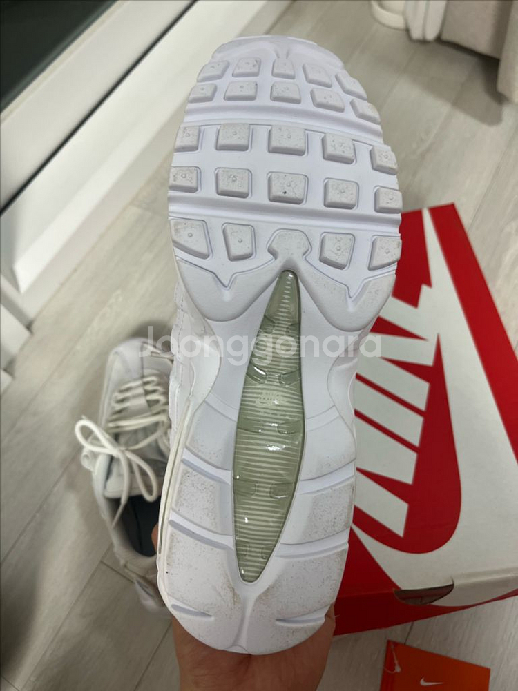 나이키 에어맥스95 화이트--6