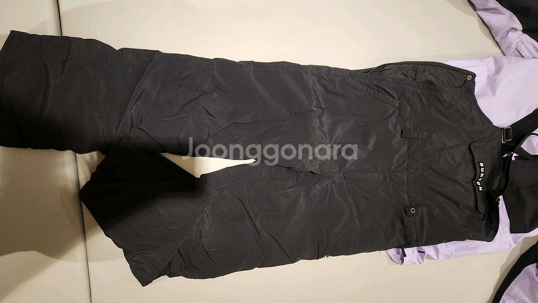 버튼 키즈 포우라인 고어텍스 자켓+버튼 스카일라 빕팬츠--4