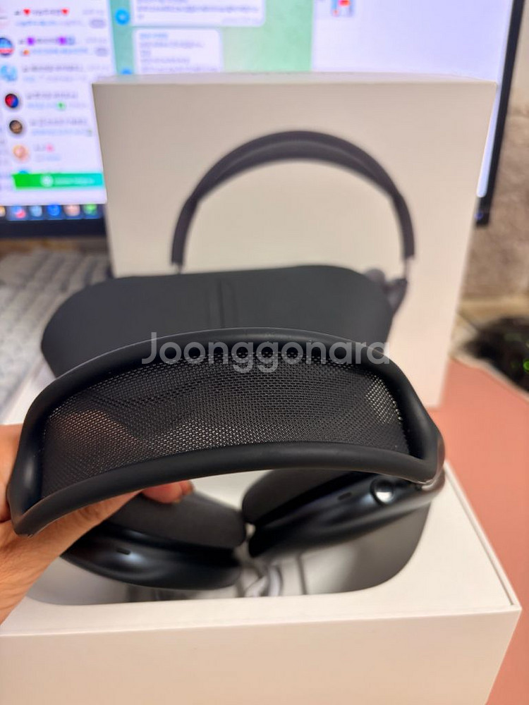 에어팟 맥스 미드나이트 c타입 애플코리아 정품--5