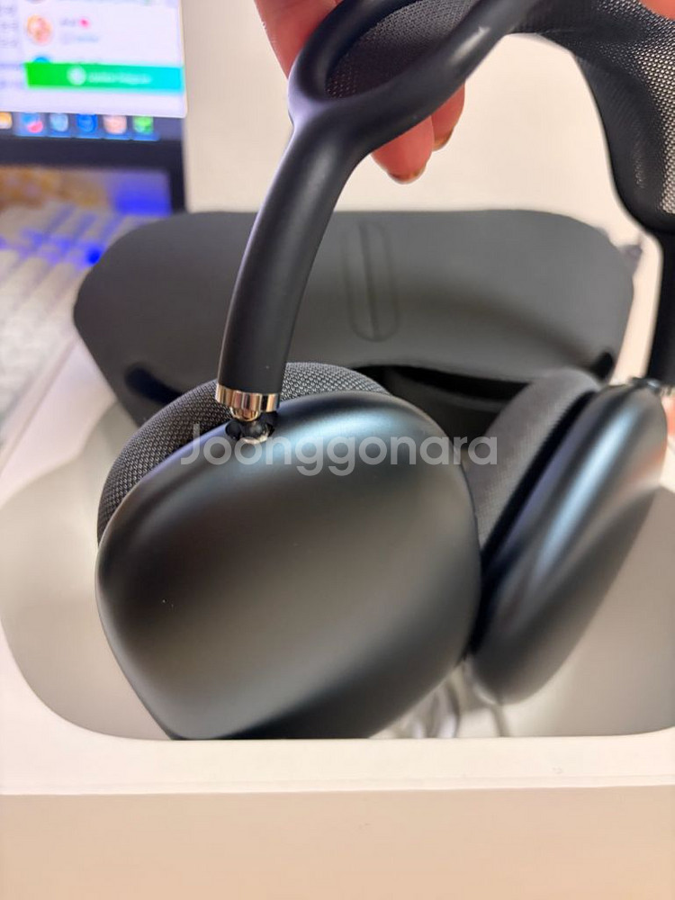 에어팟 맥스 미드나이트 c타입 애플코리아 정품--4