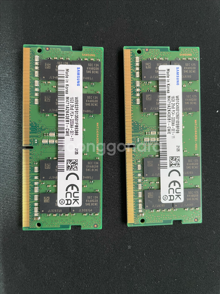 삼성 DDR4 16GB X 2 PC4-3200 노트북--0