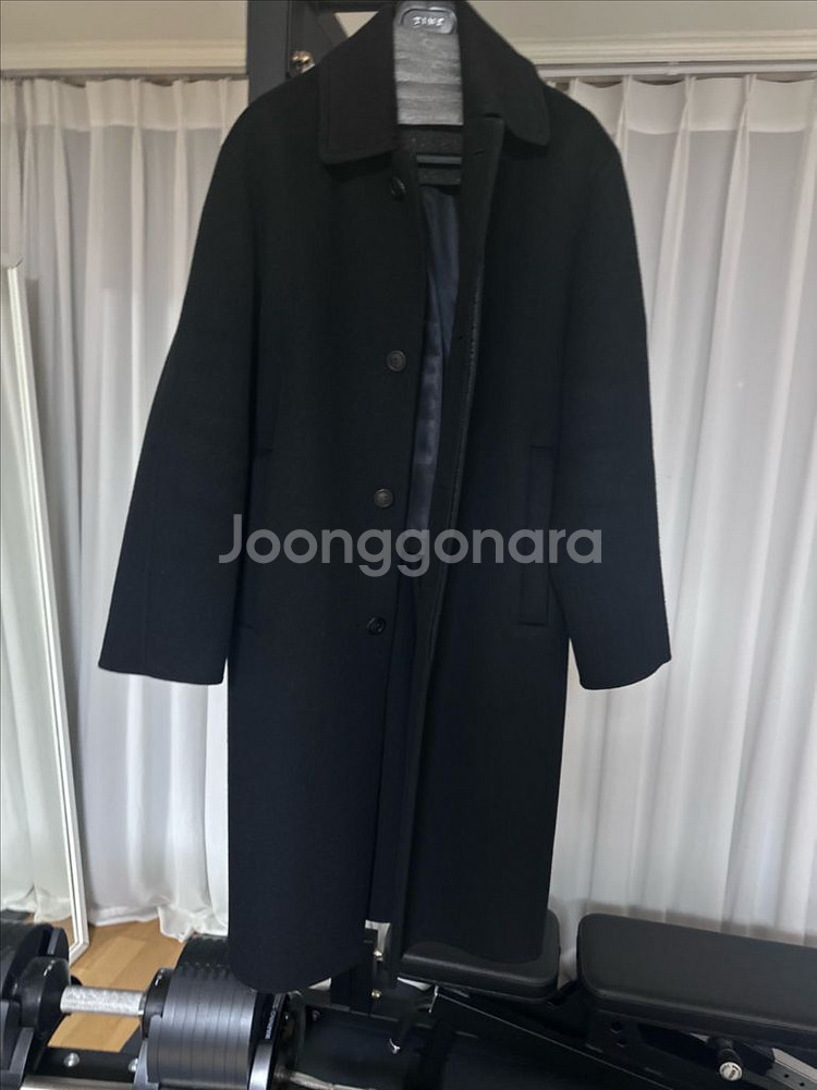 타임옴므 캐시미어블렌드 발마칸 블랙 100--0