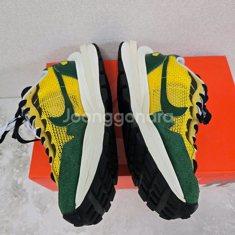 나이키 x 사카이 베이퍼와플 옐로우 그린 275사이즈--2