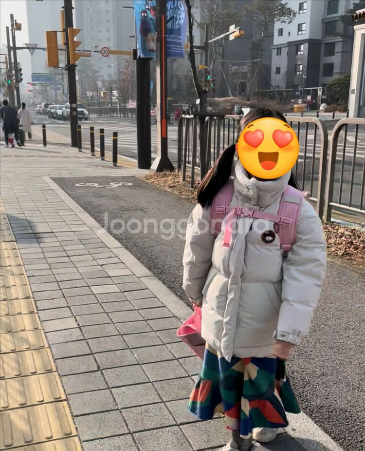 뉴발란스 키즈 리버시블 패딩 다운점퍼 140--7