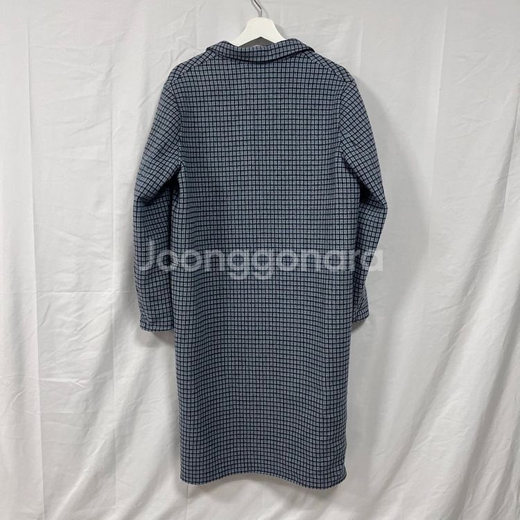 산드로(SANDRO) 체크 울 코트--2