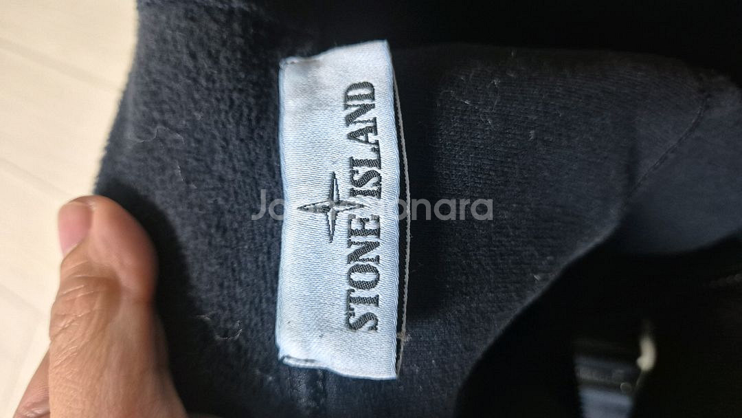 스톤아일랜드 기모 후드집업--2