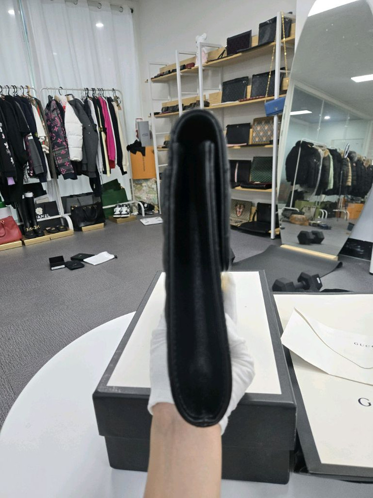 [A급컨디션]구찌 마몬트 플랩 클러치백--3