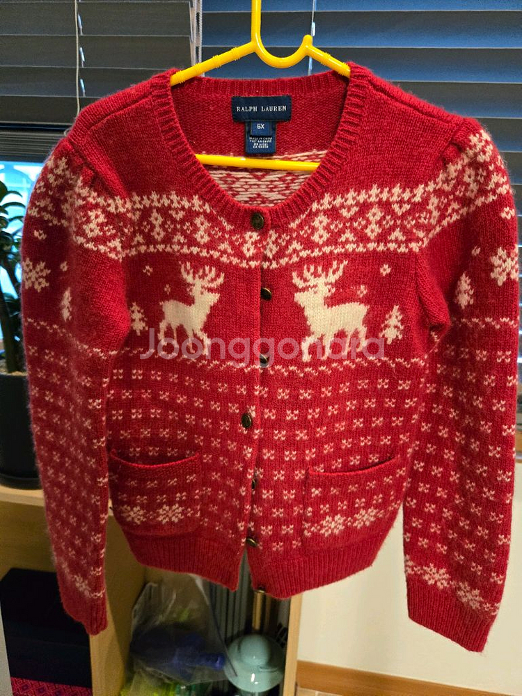 랄프로렌 여아 가디건(6X)--0