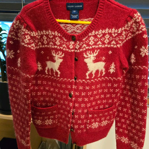 랄프로렌 여아 가디건(6X)