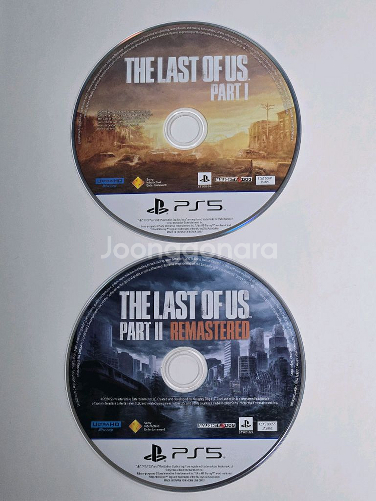 PS5 더 라스트 오브 어스 1 + 2 (CD만)--0