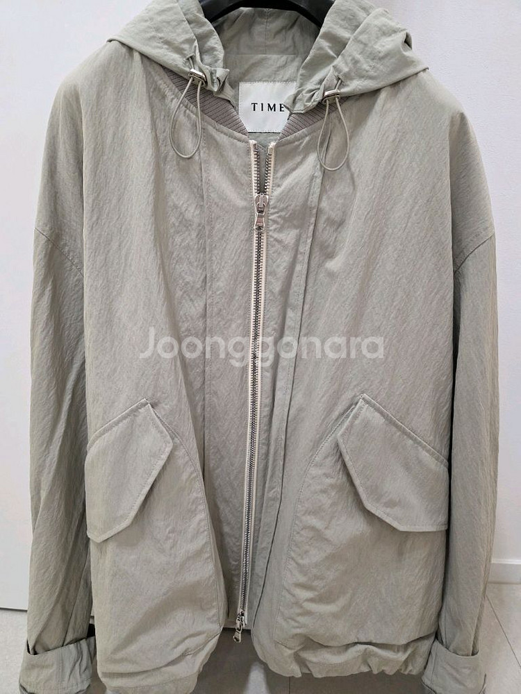 타임옴므 디테쳐블 후드 플라이트 점퍼105--10
