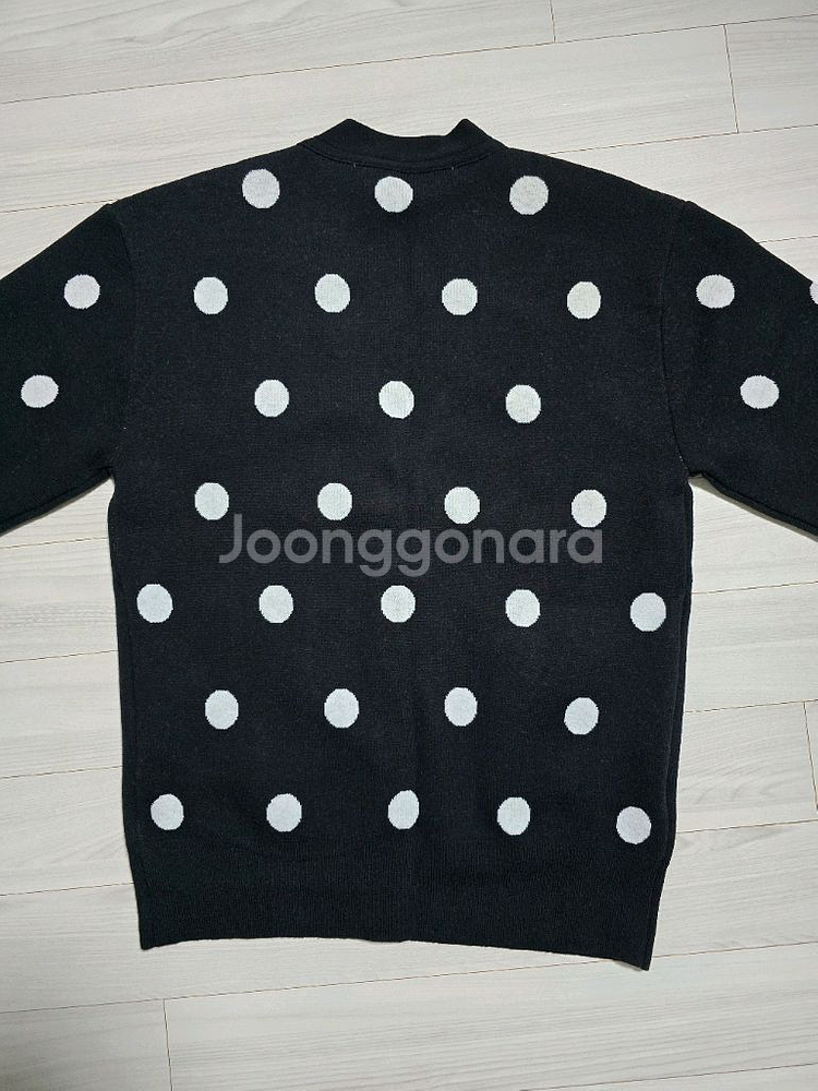 럭키슈에뜨 도트자카드 가디건 free 운포--1