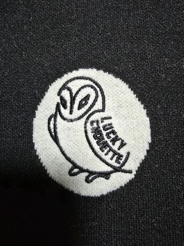 럭키슈에뜨 도트자카드 가디건 free 운포--5