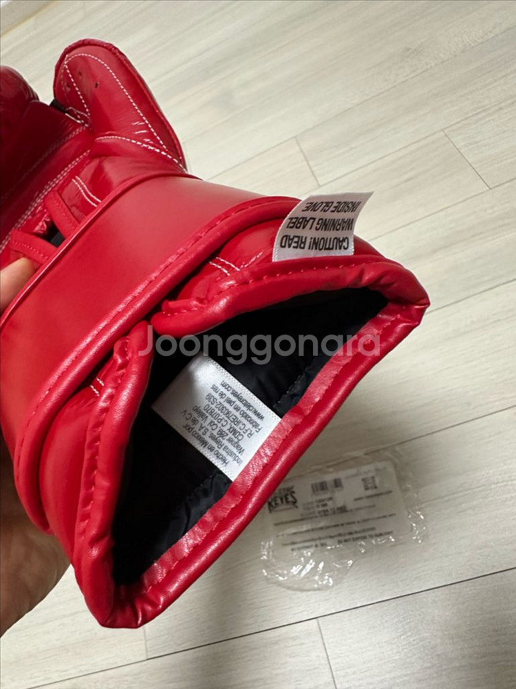 레예스 글러브 훅앤룹 12온스 벨크로 레드 새상픔 팔아--5