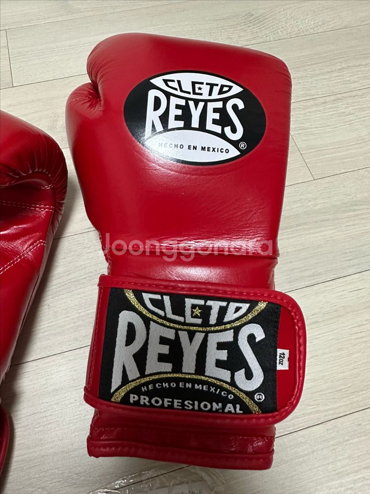 레예스 글러브 훅앤룹 12온스 벨크로 레드 새상픔 팔아--3