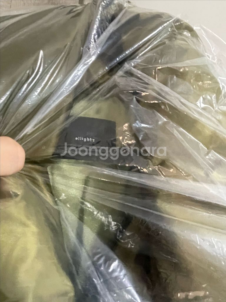 올라이츠 올구 패딩조끼 카키--1