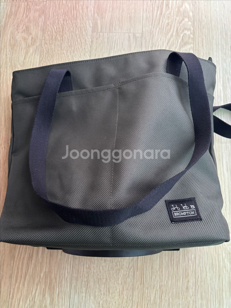 브롬톤 버로우 토트백 S 올리브 자전거 미니벨로 프론트--0