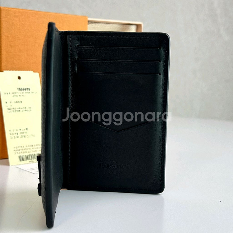 루이비통 에어로그램 오거나이저 그레인 레더 블랙--7