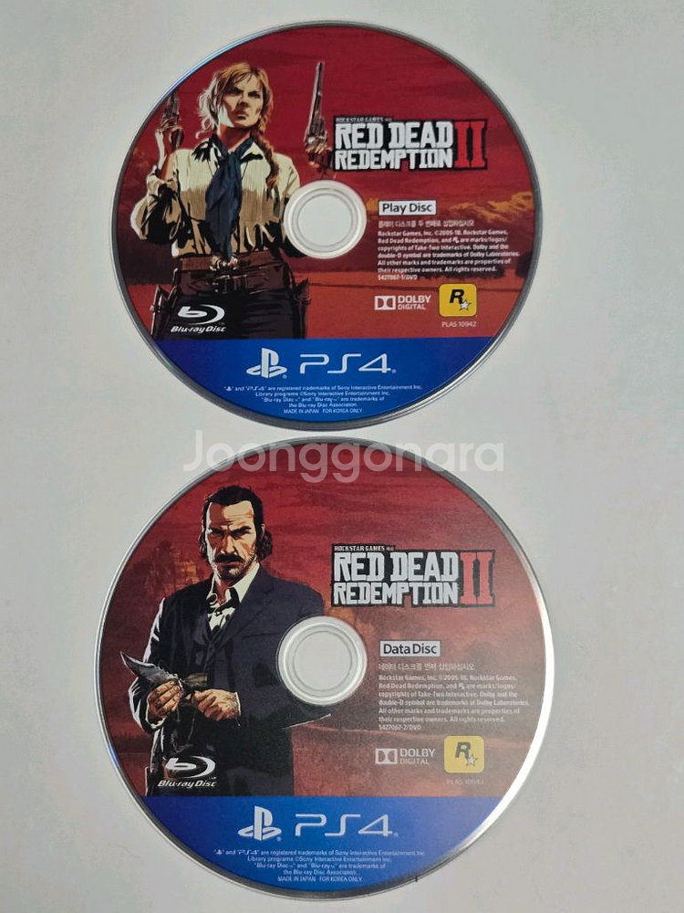 PS4 레드 데드 리뎀션 2 (CD만)--0