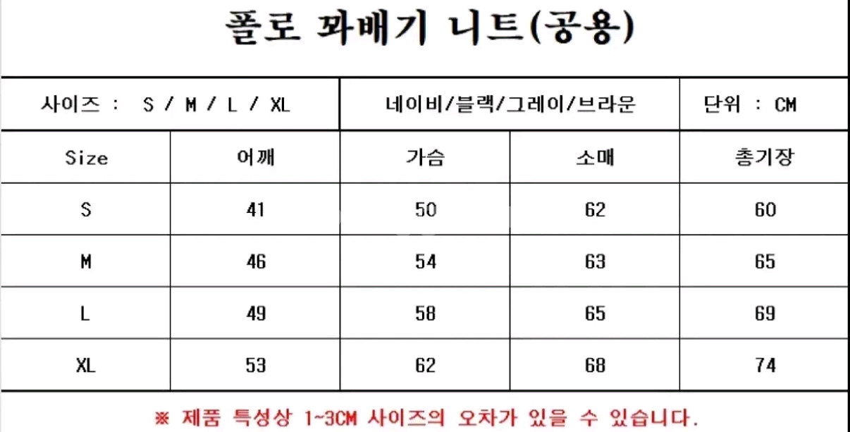 새상품. 폴로케이블 니트 남성니트--8