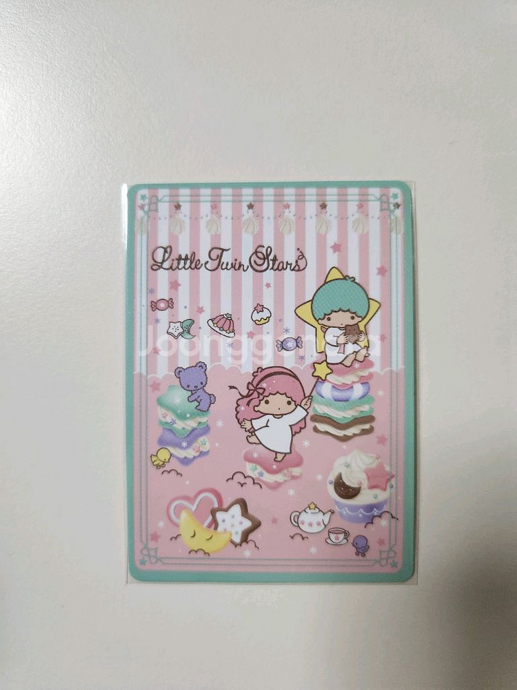 산리오 레트로 미니어처 가챠 리틀트윈스타 연필깎이 카드--6