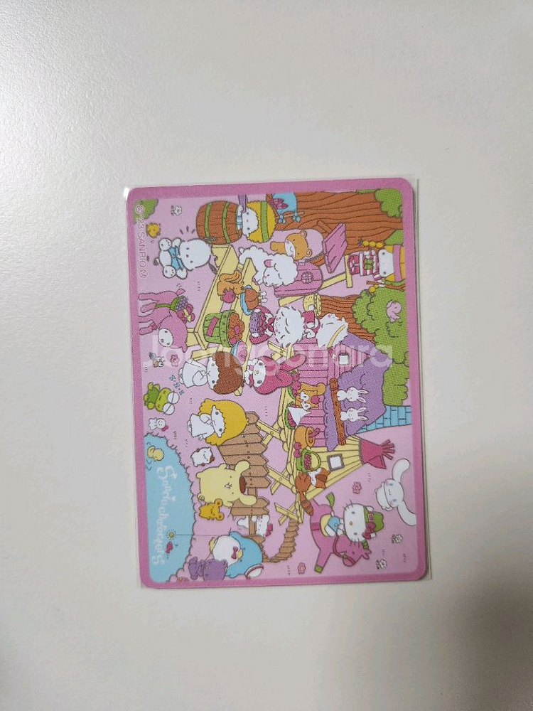 산리오 레트로 미니어처 가챠 리틀트윈스타 연필깎이 카드--8