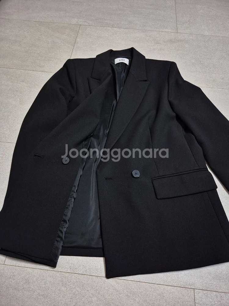 리스트 기본 블랙 자켓 55(미착용 제품)--3