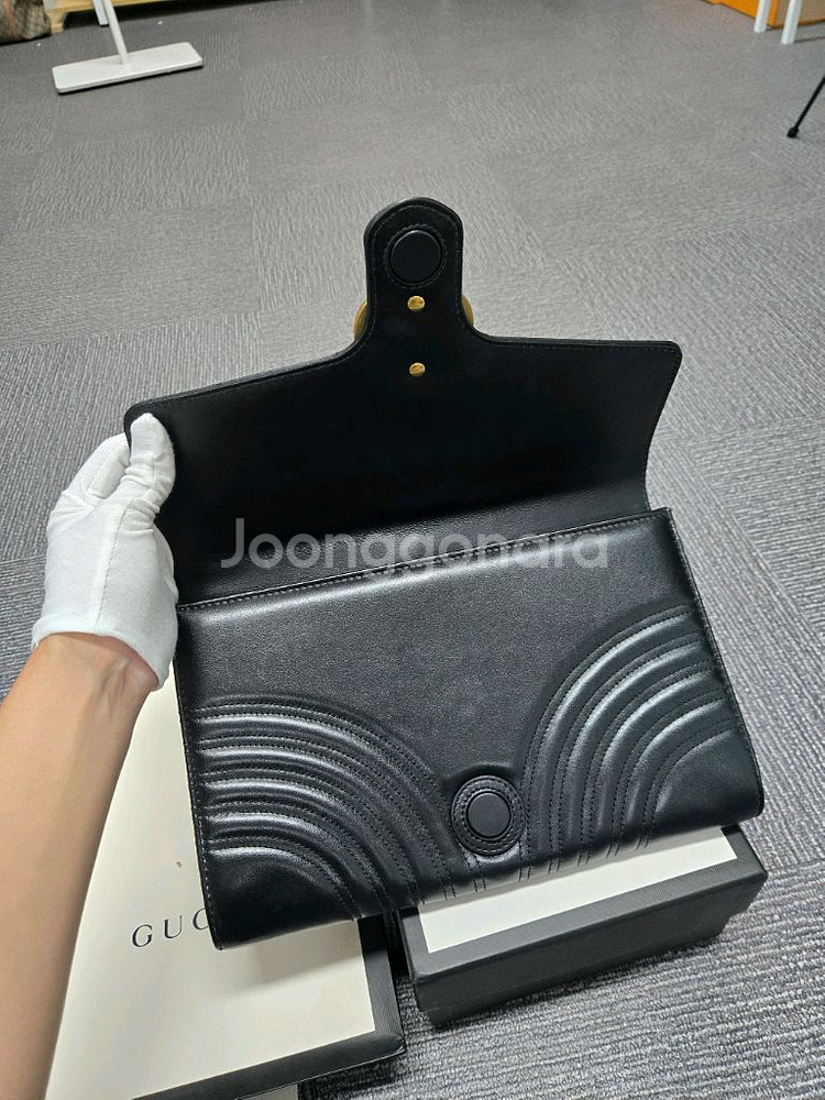 [특가][정품]구찌 마틀라세 플랩 클러치백--4