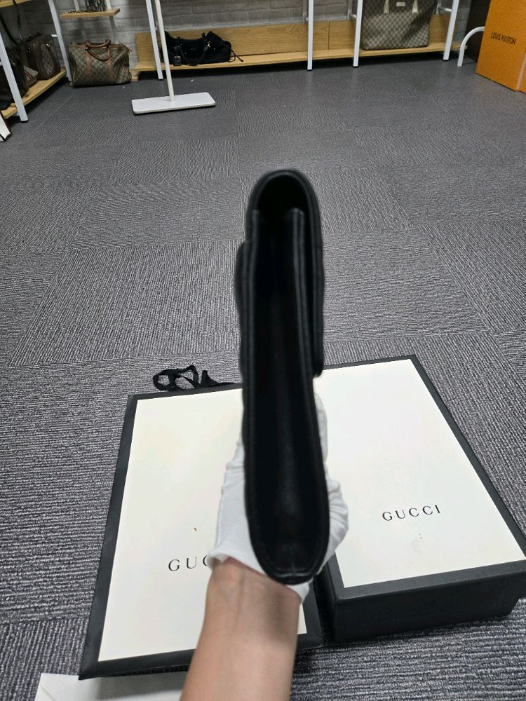 [특가][정품]구찌 마틀라세 플랩 클러치백--2