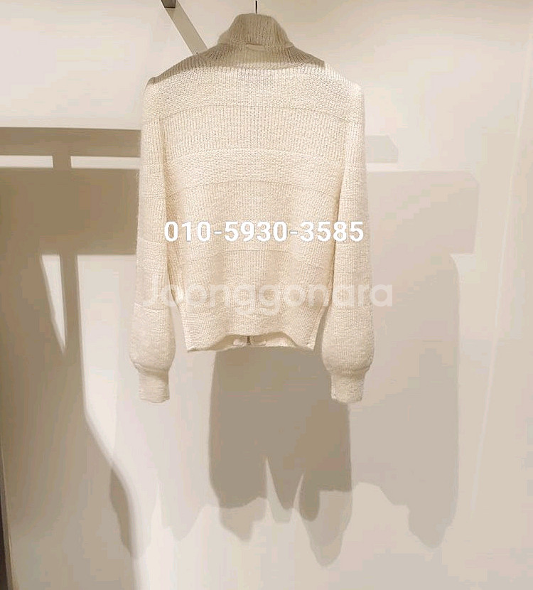 랑방 완판 니트 점퍼 새상품--8