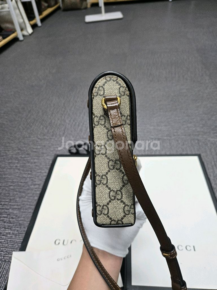 [특가][정품]구찌 홀스빗 폰홀더백--2