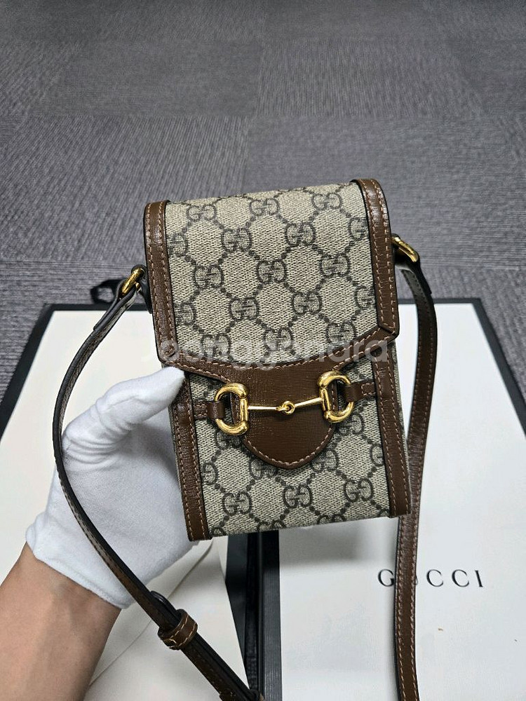 [특가][정품]구찌 홀스빗 폰홀더백--0