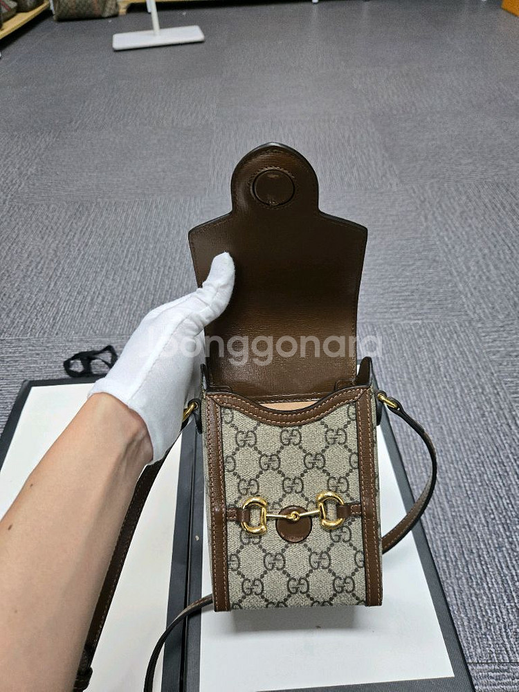 [특가][정품]구찌 홀스빗 폰홀더백--6