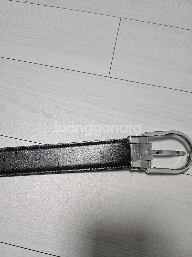 몽블랑 남성 리버서블 가죽벨트--4