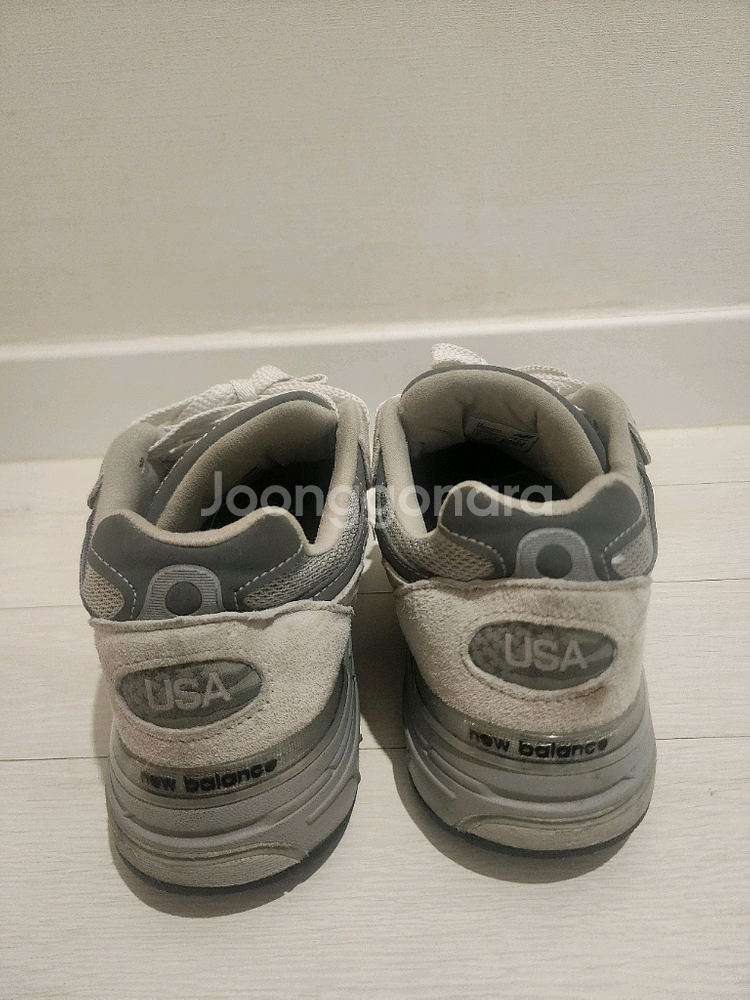 뉴발란스 993 Made in USA 회색 250--5