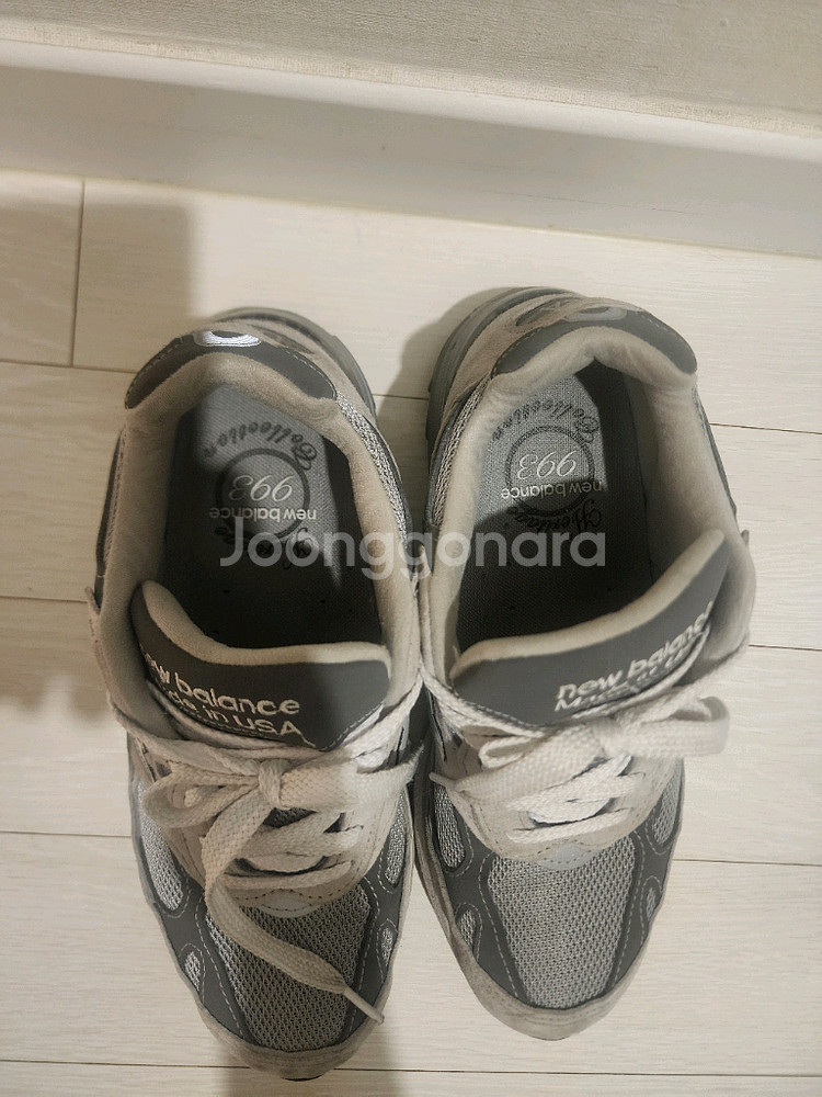 뉴발란스 993 Made in USA 회색 250--3