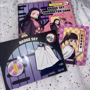 [교환/판매]귀멸의칼날 cgv 코스튬 뱃지 카나오 2탄