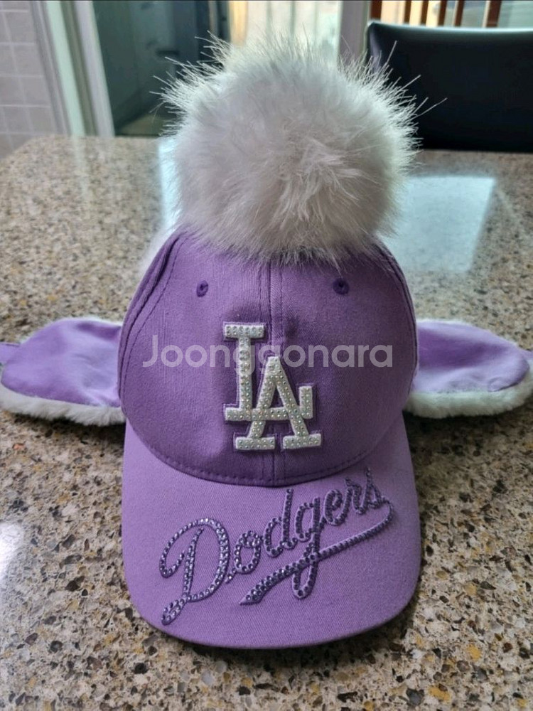 MLB키즈 아동모자, 아동 겨울모자, 아동 털모자--6