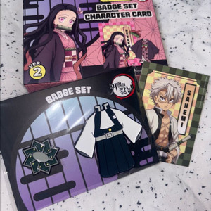 [교환/판매]귀멸의칼날 cgv 코스튬 뱃지 사네미 2탄