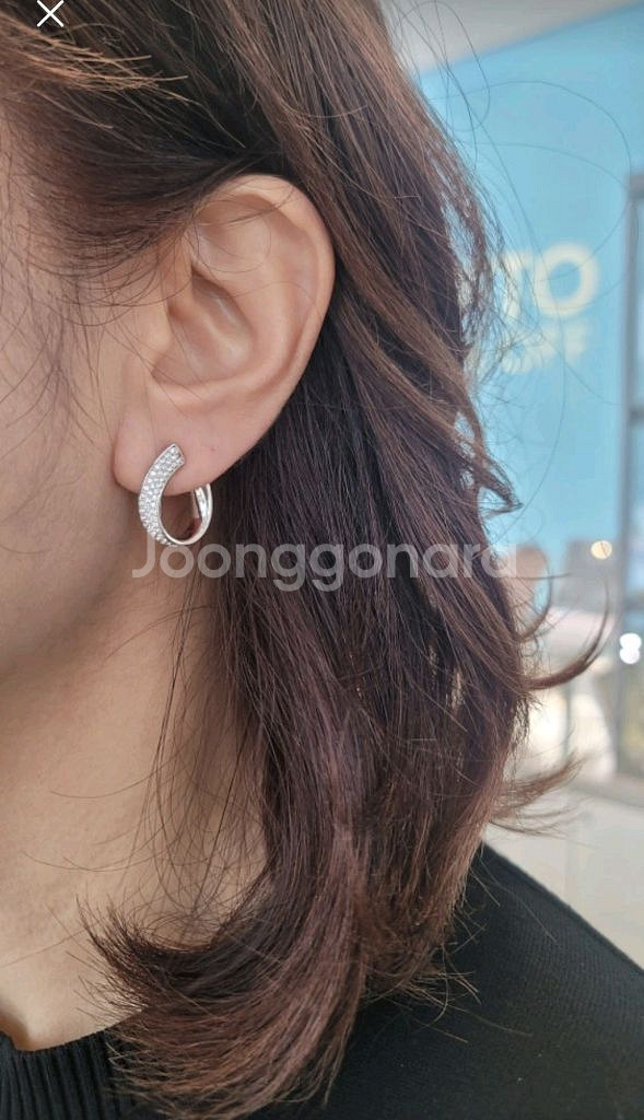 ( 새상품) 스와로브스키 귀걸이--0