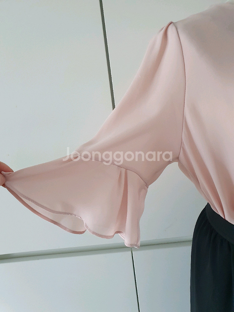 (거의새거)에꼴드파리/핑크 블라우스 44~66--2