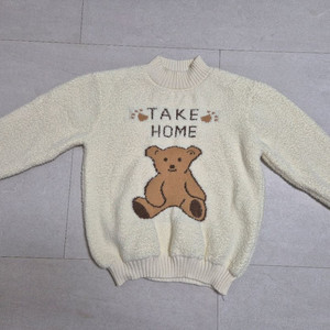 포커스 뽀글이 반넥 스웨터 프리사이즈