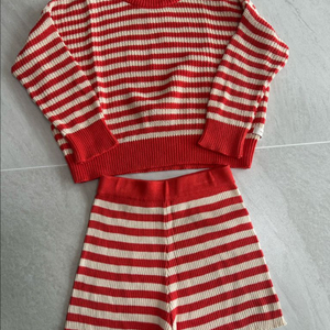 타이니코튼 니트 상하 6Y