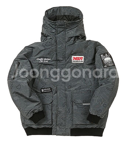 (새상품)다운 패딩 점퍼 NBA 오버핏M 100사이즈--0