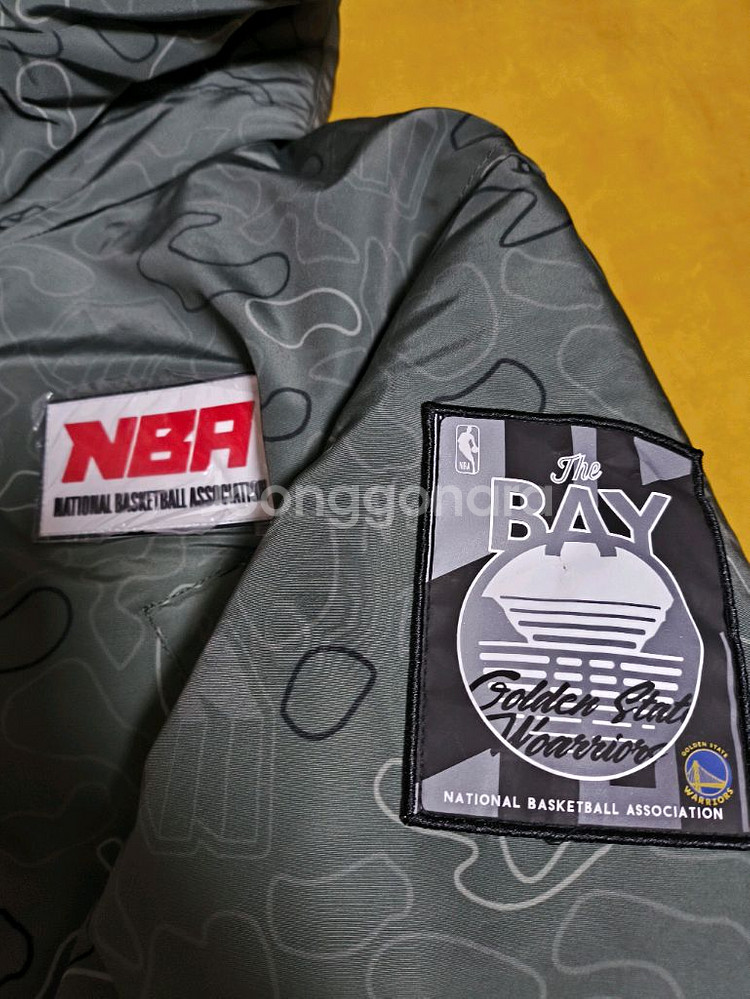 (새상품)다운 패딩 점퍼 NBA 오버핏M 100사이즈--9