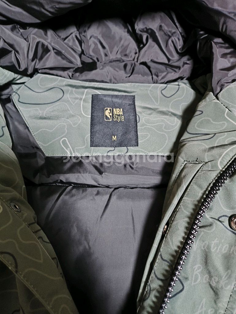 (새상품)다운 패딩 점퍼 NBA 오버핏M 100사이즈--8
