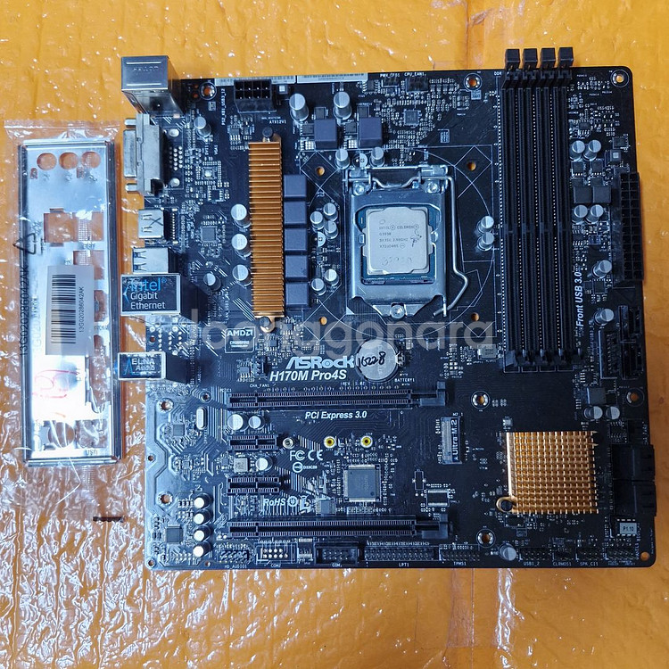 Asrock H170M PRO4S + G3930--0